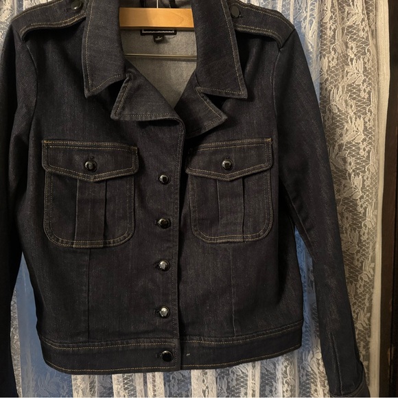 J. Crew Jackets & Blazers - J. Crew Blue Dark Wash Denim , Women's Size M